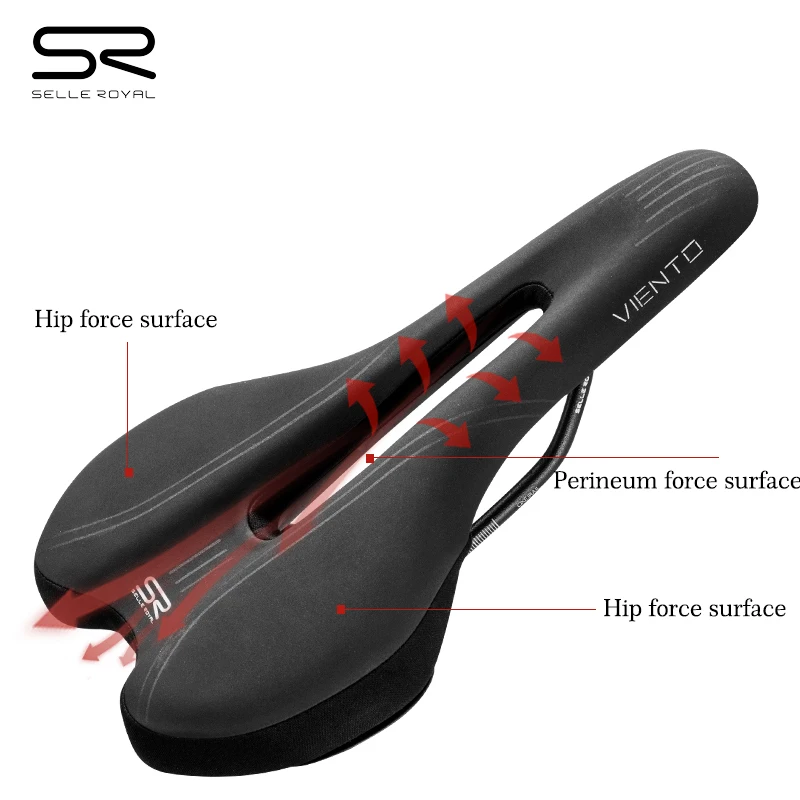 SELLE ROYAL велосипедное седло для велосипедного седла, дышащая водонепроницаемая Мягкая силиконовая подушка из искусственной кожи, велосипедное седло MTB для мужчин и женщин