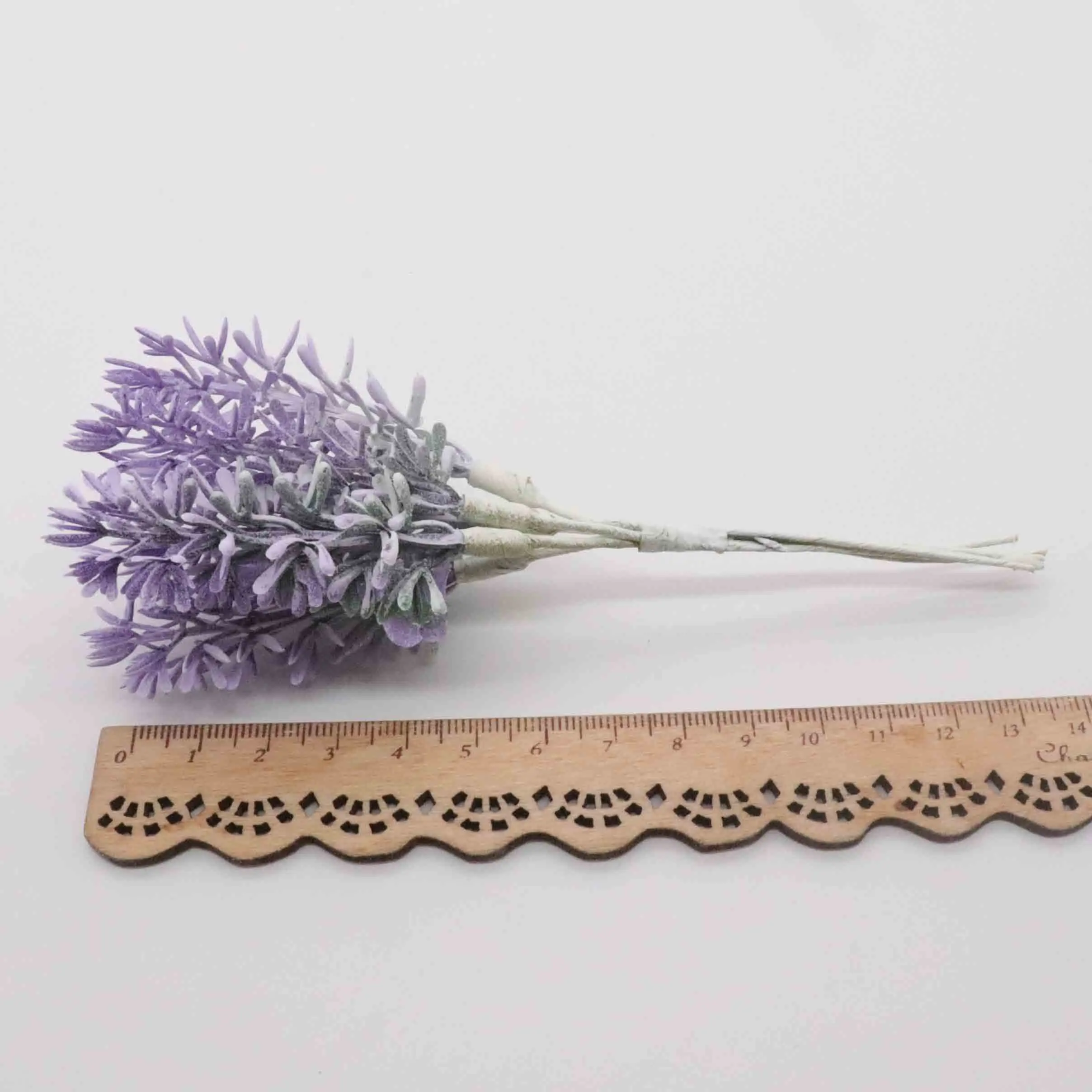 6 шт. мини цветы лаванды искусственные ручная работа Рождество свадьба украшение