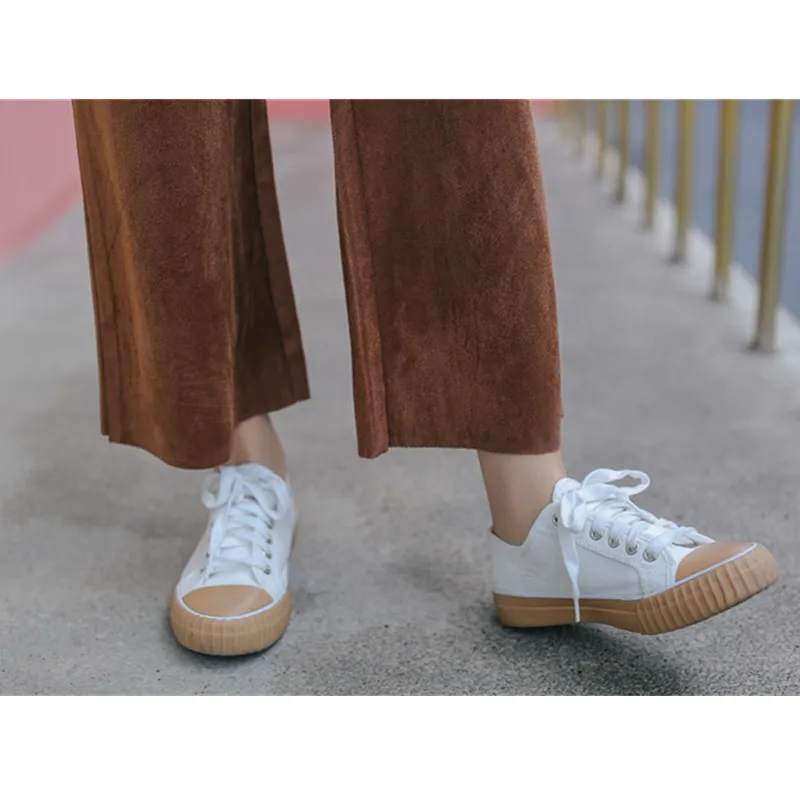 Женские замшевые брюки с широкими штанинами винтажные однобортные палаццо в