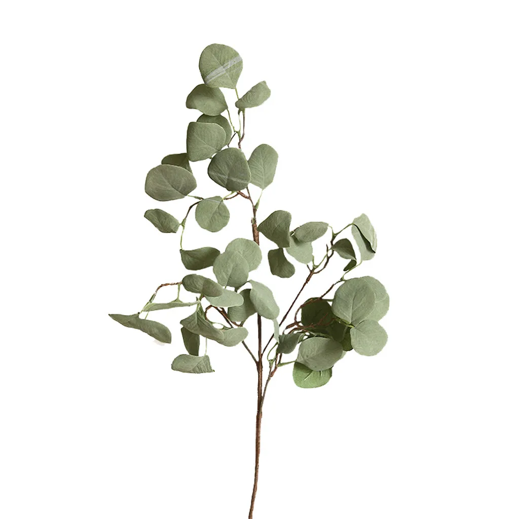 Искусственные цветы шелковые овчины листья для ушей зеленый цвет украшения