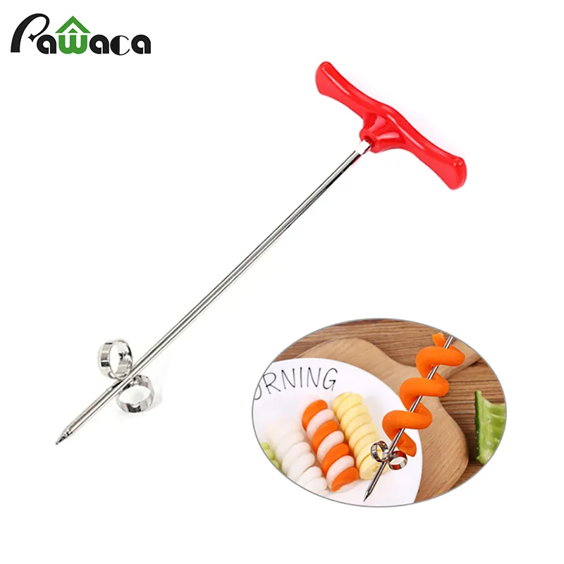 Новый фрукты овощи ролик картофель спираль резак руководство фри Making твист