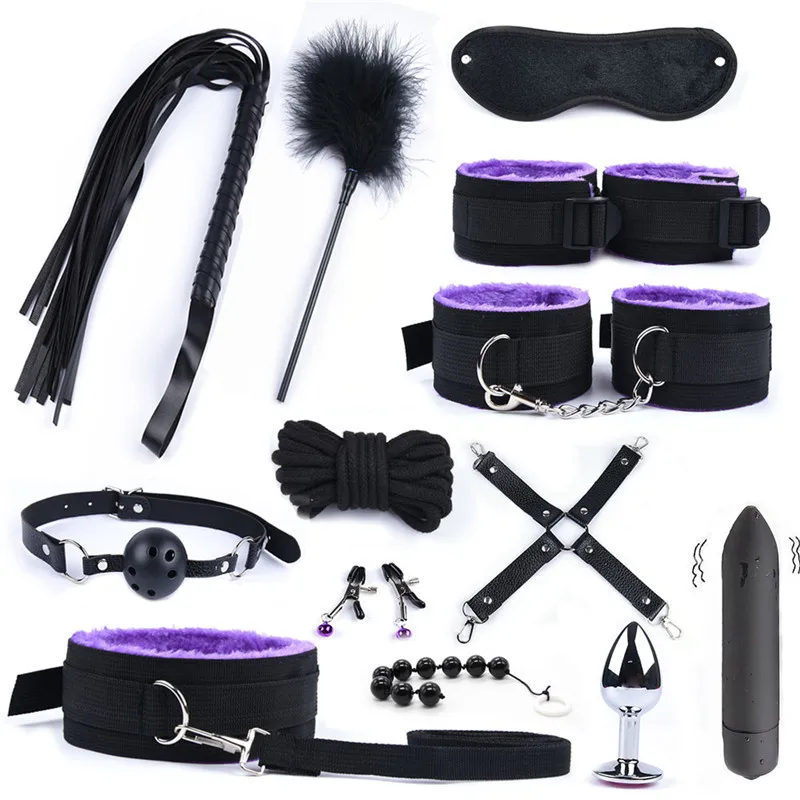 Секс белье Эротический БДСМ сексуальные комплекты Связывание Анальная пробка