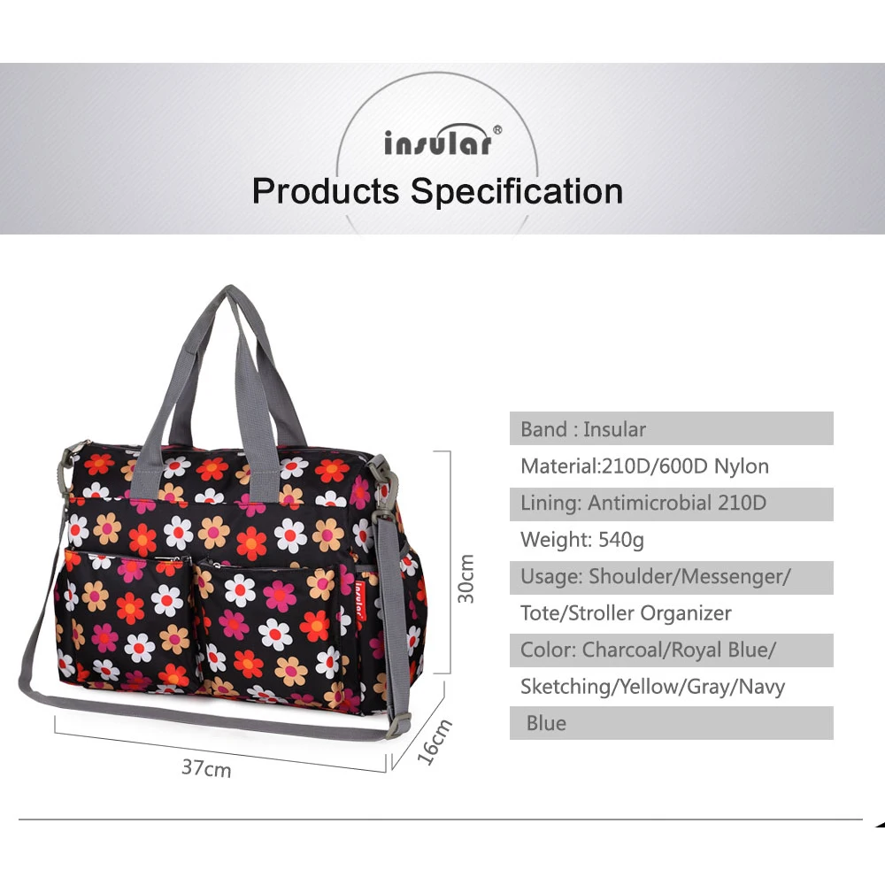 Многофункциональные сумки для мам рюкзак детских подгузников водонепроницаемые