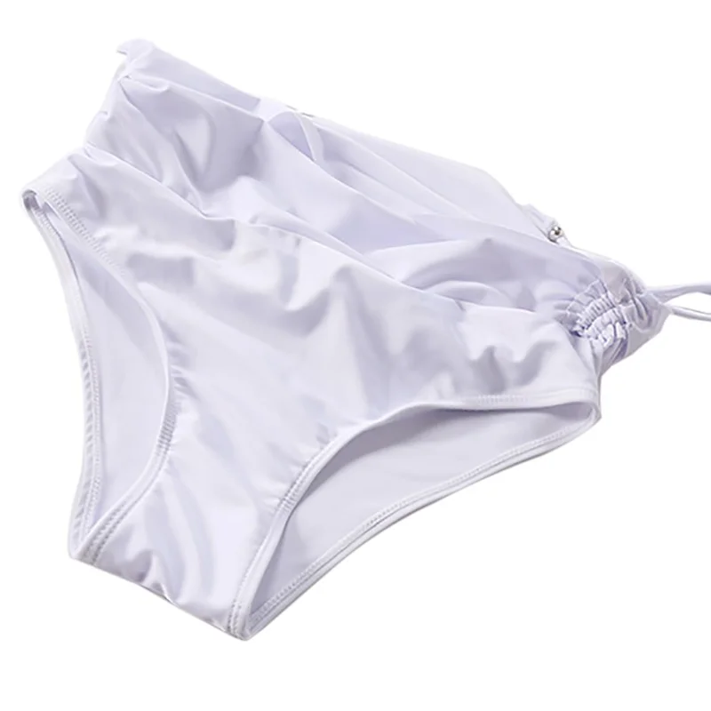 Плавание Мужские Шорты для купания Для женщин анти-свет бисером drawstring дамы пляжная юбка Купальники для малышек 3 цвета
