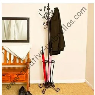 Профессиональная подставка/стойка для зонта из кованого железа металлическая