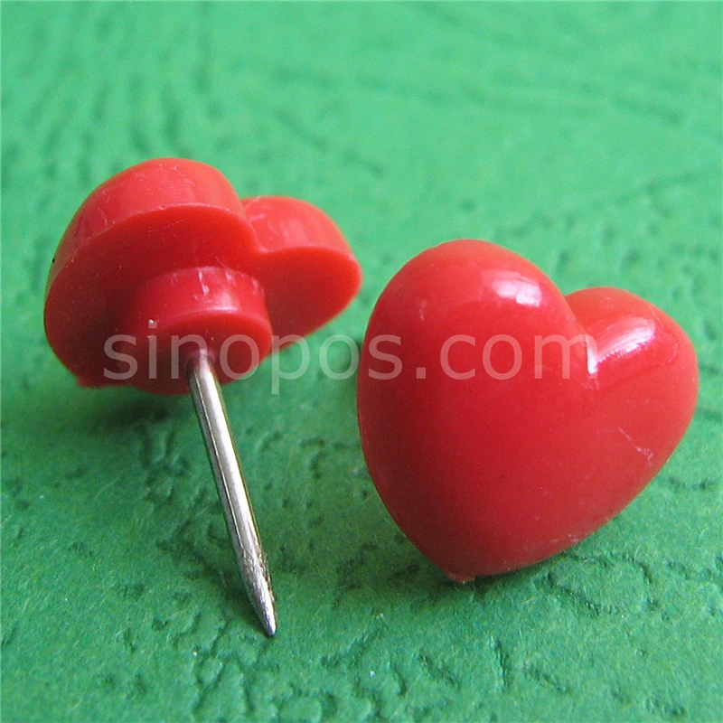 Булавка в форме сердца булавка для рисования с d образной головкой стальная карта