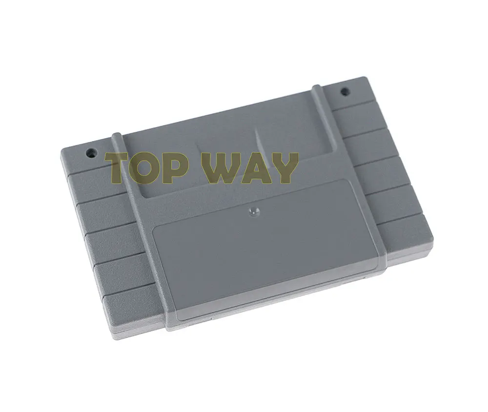 gray Замена США Версия игры карты корпус оболочки чехол для SNES SFC игровой картридж коробка ChengChengDianWan - Цвет: gray