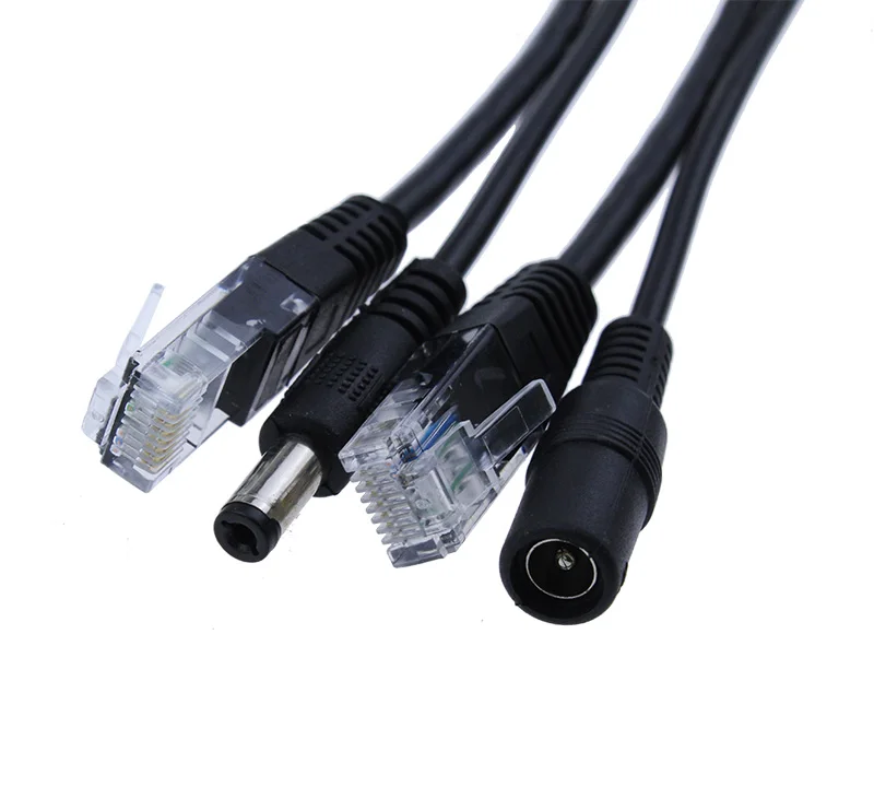 2 шт./компл. комплект с пассивным инжектором и разделителем PoE адаптером питания