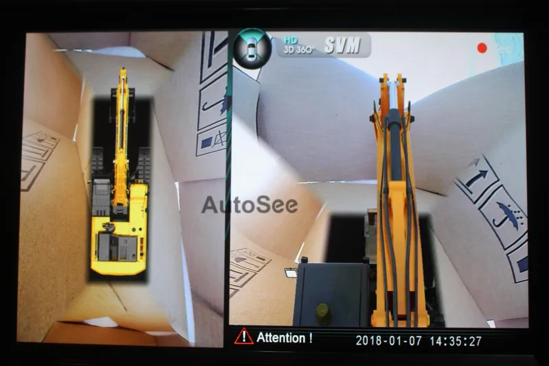 HD 3D экскаватор 360 градусная камера объемного обзора птичий глаз панорамная