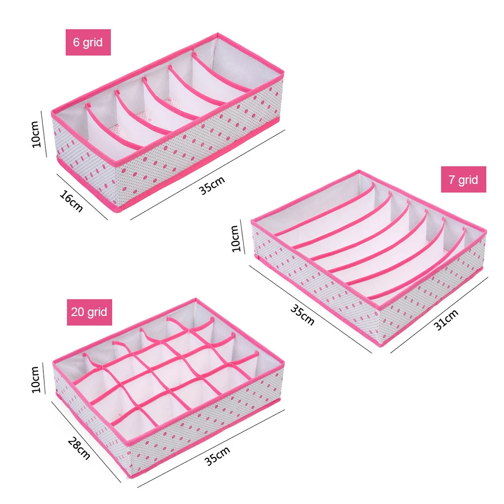 Ящик для хранения дома нетканый шкаф-органайзер платков носков бюстгальтеров