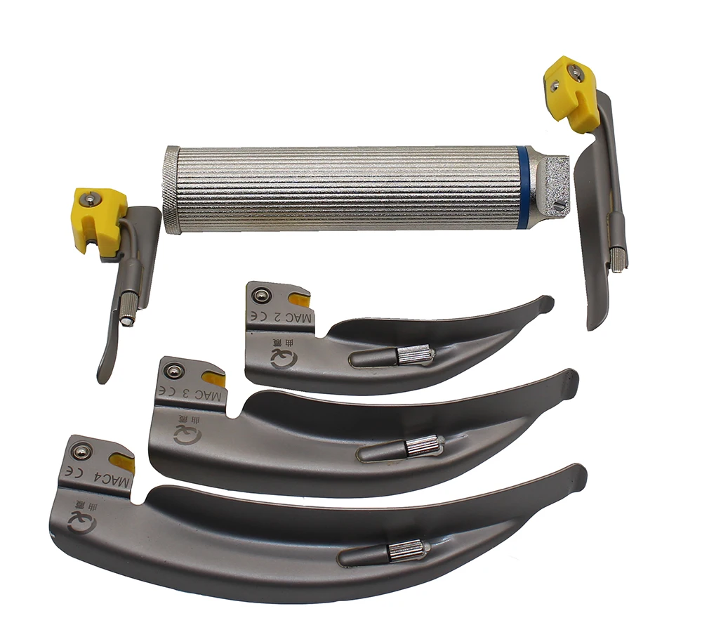 5 шт. для взрослых/детей Анестезия Ларингоскоп из нержавеющей стали ветеринарный