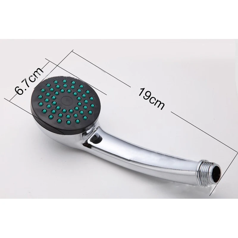 Лейка для душа из АБС-пластика одиночная круглая Съемная ручная экономия воды