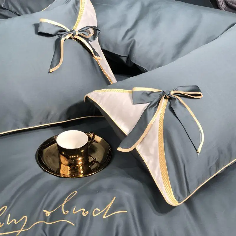 Горячая Распродажа новинка размер 80s Тенсел роскошный набор постельного белья