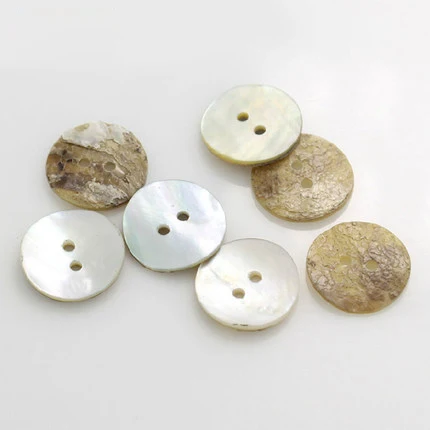 Новинка 10 шт./лот пуговицы для шитья из натуральной ракушки цветная Швабра