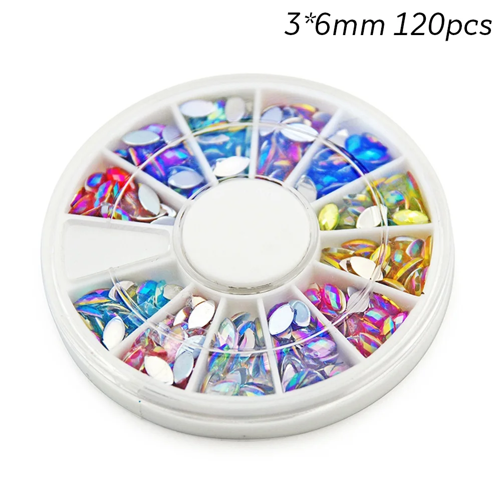 Стразы для ногтей Rolabling Star Rainbow Diamond, акриловые украшения, аксессуары для ногтей, маникюрные Стразы - Цвет: 11