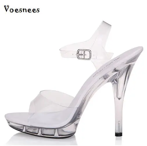 Обувь летняя женская обувь пикантные сандалии нескользящая прозрачная