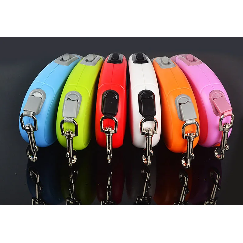 Автоматический выдвижной поводок для собаки кошки легкого захвата 3 м/5 м тянущий