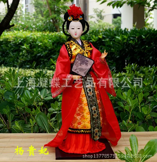 30 см высокий китайский стиль четыре древних красоты Ян Guifei Xishi норки Cicada Ван Zhaojun кукла домашнего рабочего стола украшения Пекина