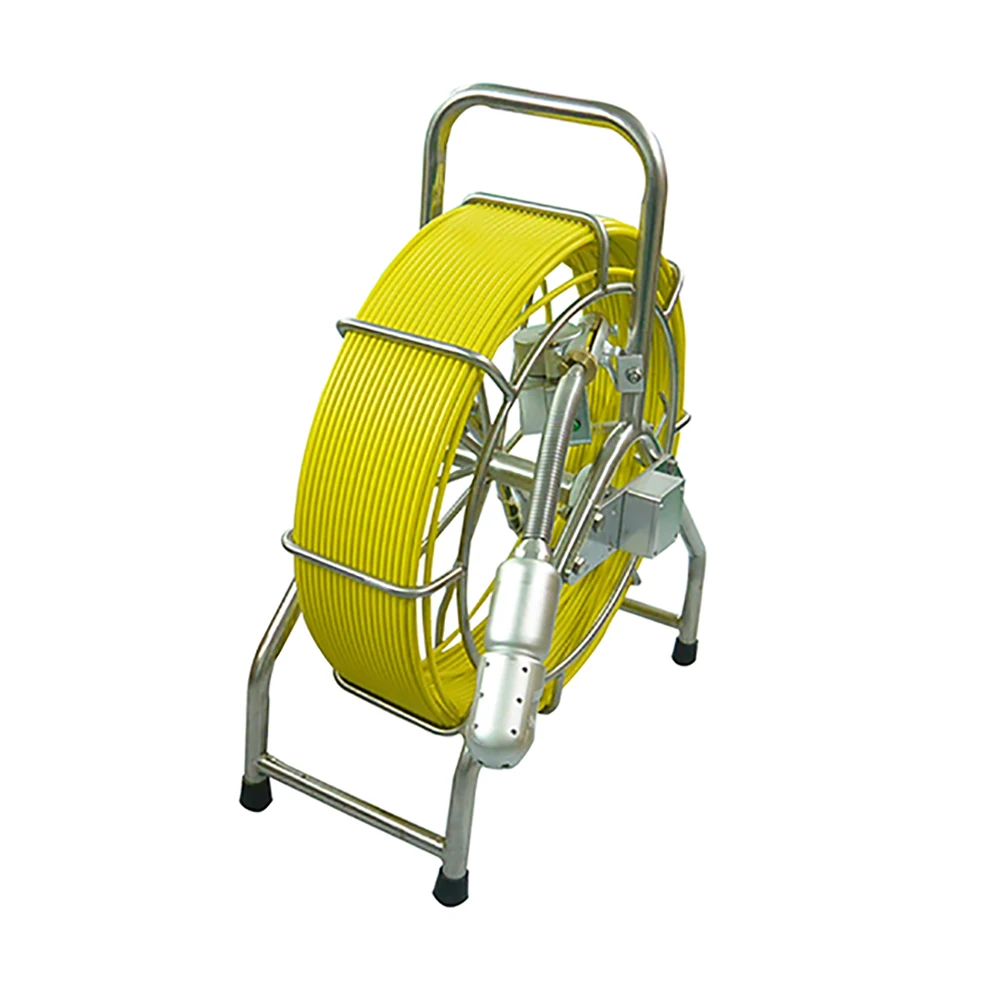 Drain Pipe Sewage Inspection Camera recording video and audio 360 rotating pan tilt borehole sewer pipe  inspection camera 50mm