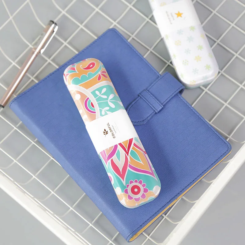 Минимализм железная банка креативная жестяная коробка Канцтовары пенал с