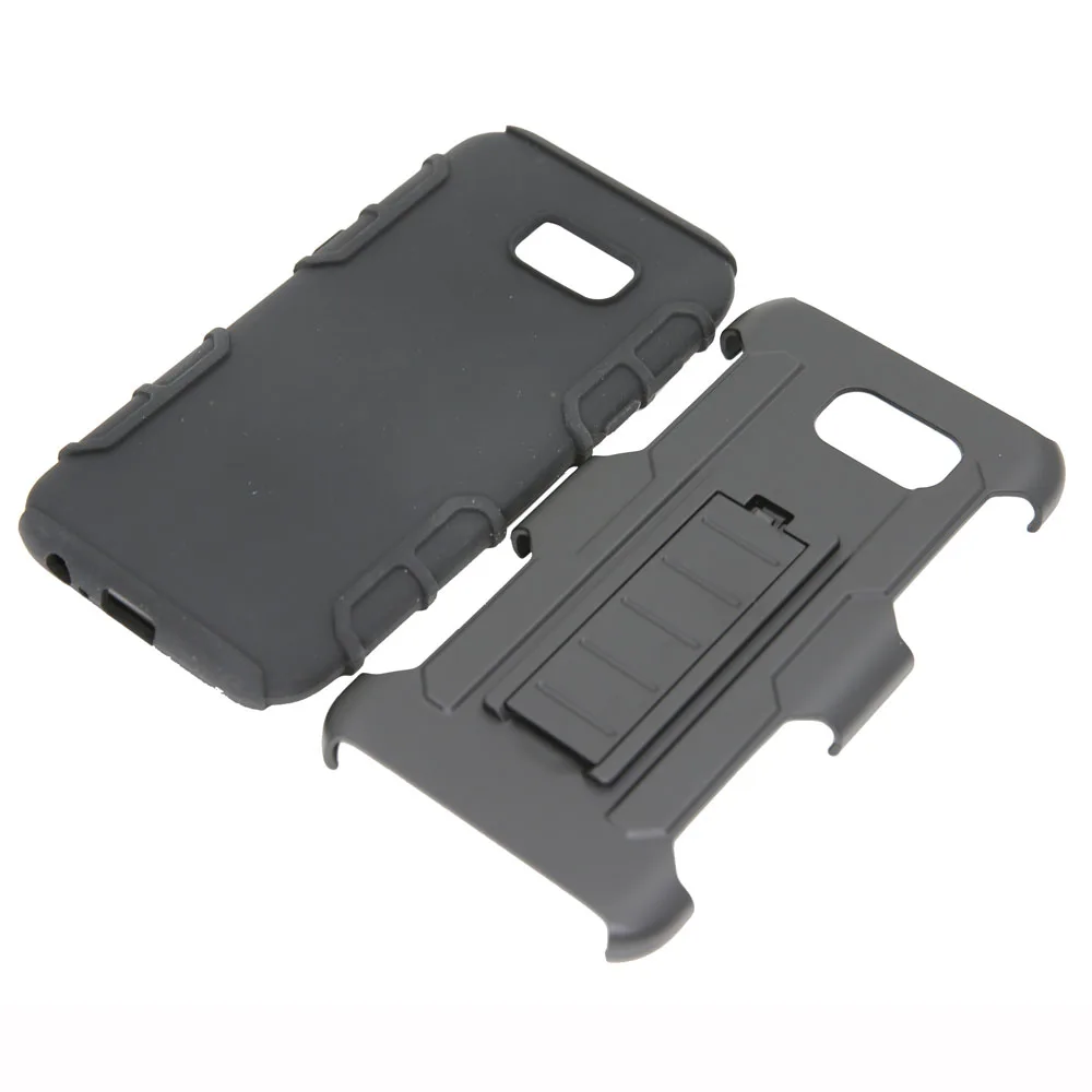Сверхмощный гибридный прочный жесткий чехол-кобура с зажимом для ремня