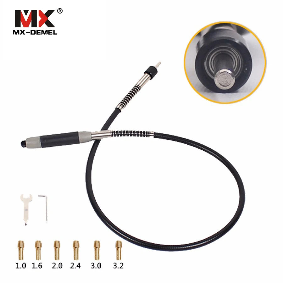 MX-DEMEL вращающийся шлифовальный инструмент Dremel с гибким валом подходит для 400 Вт