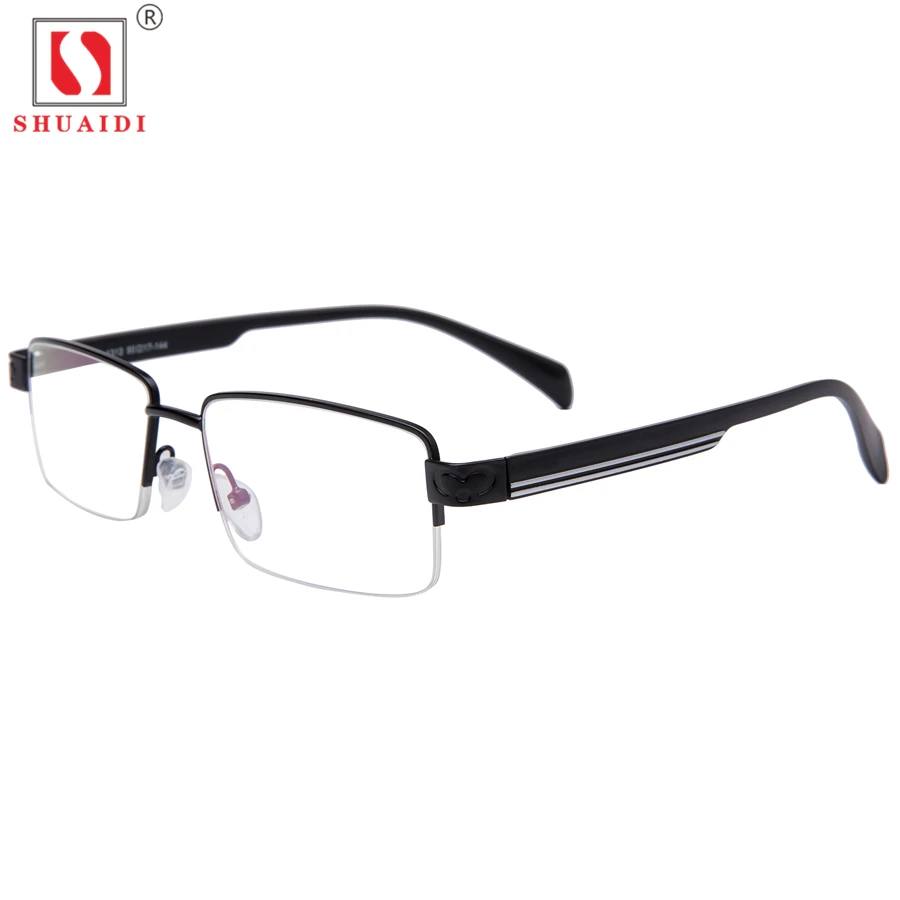 Мужские и женские очки из сплава с полуоправой линзы смолы для чтения защитой от