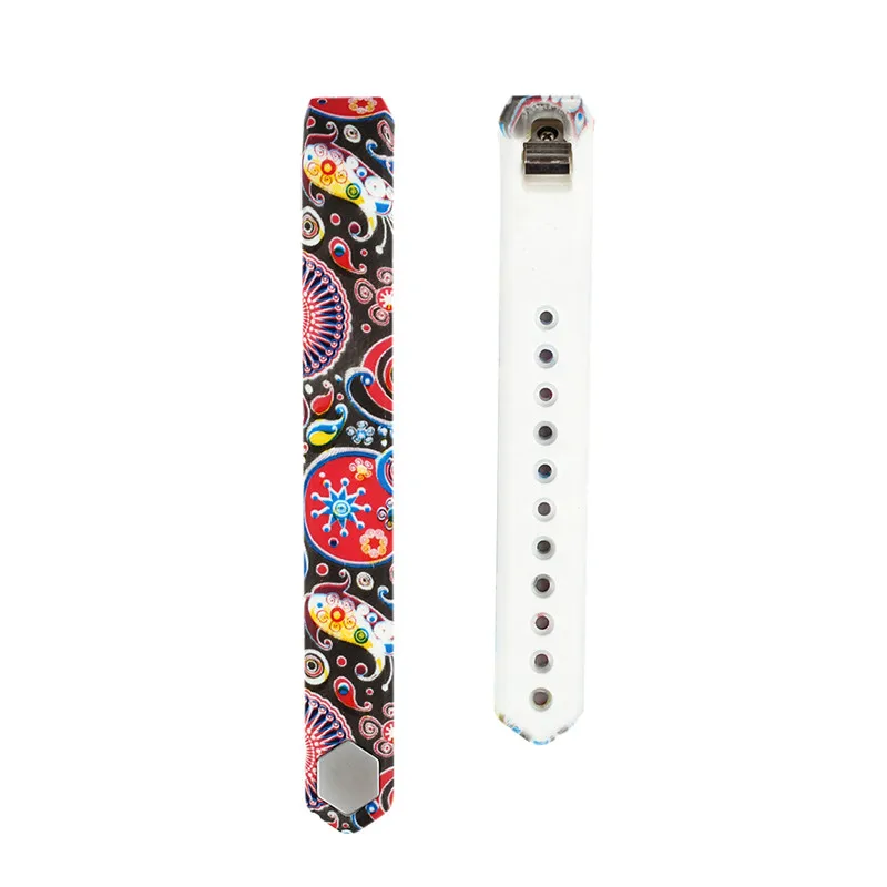 21 Bemorcabo Для Fitbit Alta полосы, Мультфильм Графический DIY Замена браслет полосы с застежкой и застежкой доступны в 21 цветах - Цвет ремешка: 21