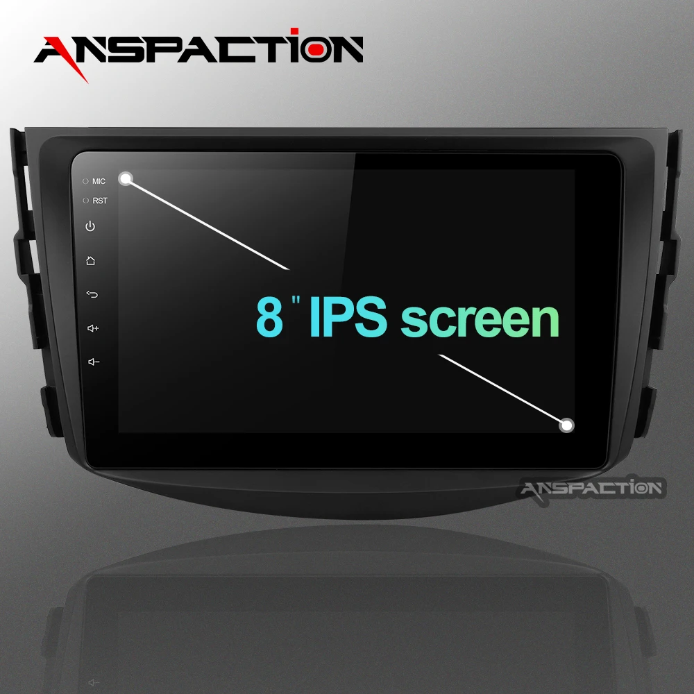 Android 8 1 Автомобильный dvd плеер для Toyota RAV4 Rav4 2007 2008 2009 2010 2011 2 din 1024*600 с gps навигацией