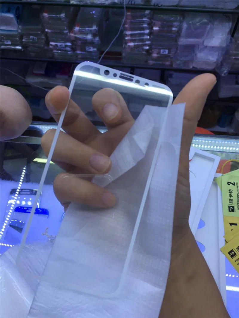 100 шт./лот DHL 3D изогнутый полный Чехол для Iphone X защита экрана из закаленного стекла