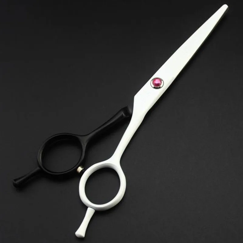 Профессиональные японские ножницы для стрижки волос 440c 5 '' белые и черные