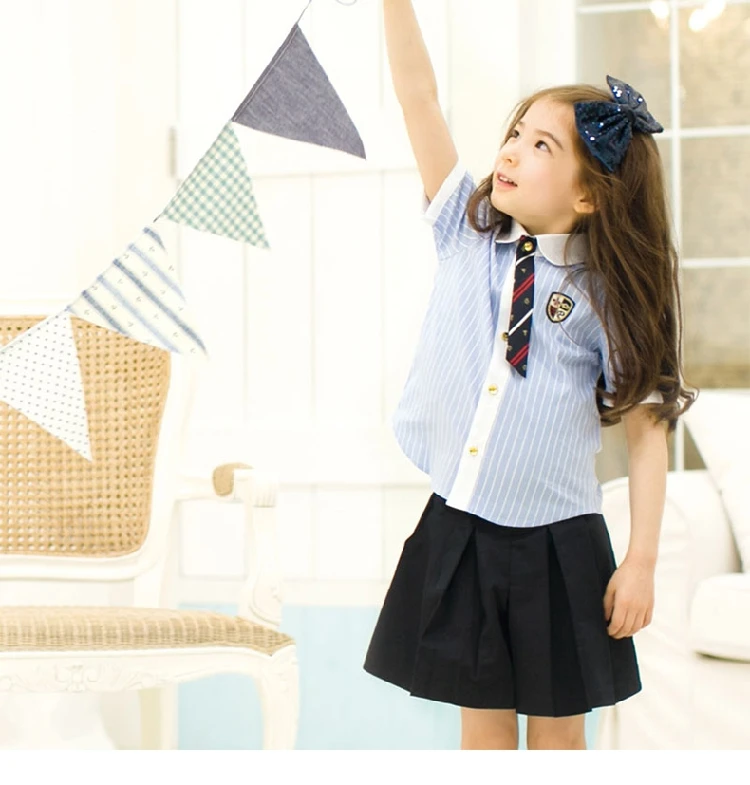 Wholesale Kid's School Uniforms 95% Cotton Summer Clothes Primary Students Pupils Childrens Day | Тематическая одежда и