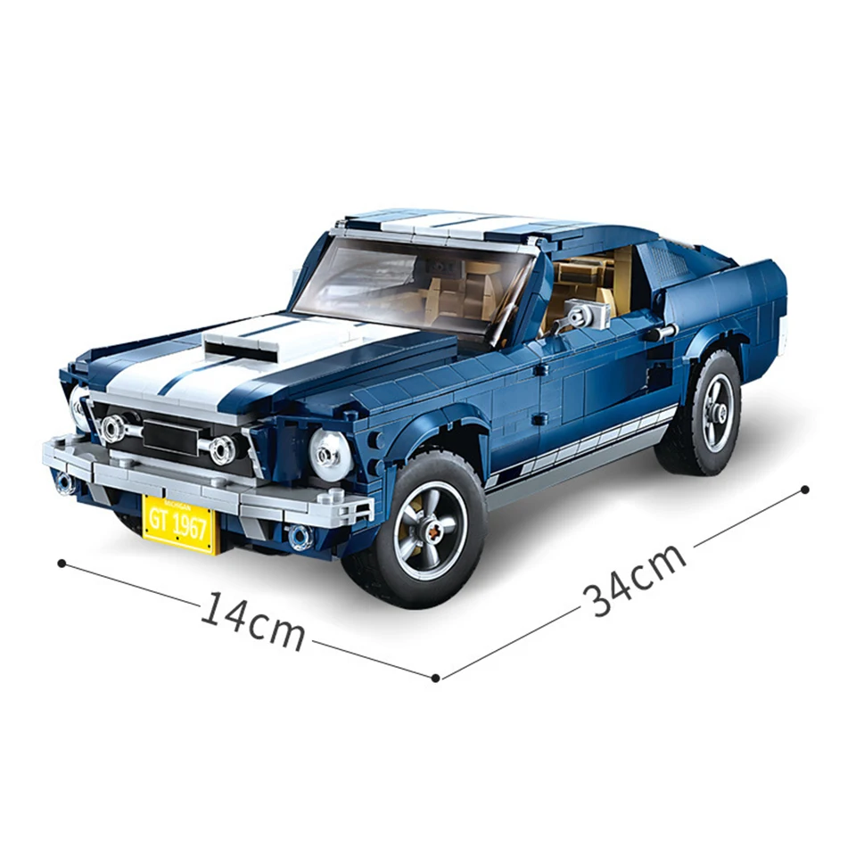 Фото Forded Mustanged Creator Expert Technic совместимый 10265 набор строительных блоков Кирпичи в сборе Forded Mustanged Creator Expert Technic совместимый 10265 набор строительных блоков Кирпичи в сборе