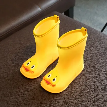 Детские непромокаемые сапоги для мальчиков и девочек легкие Нескользящие