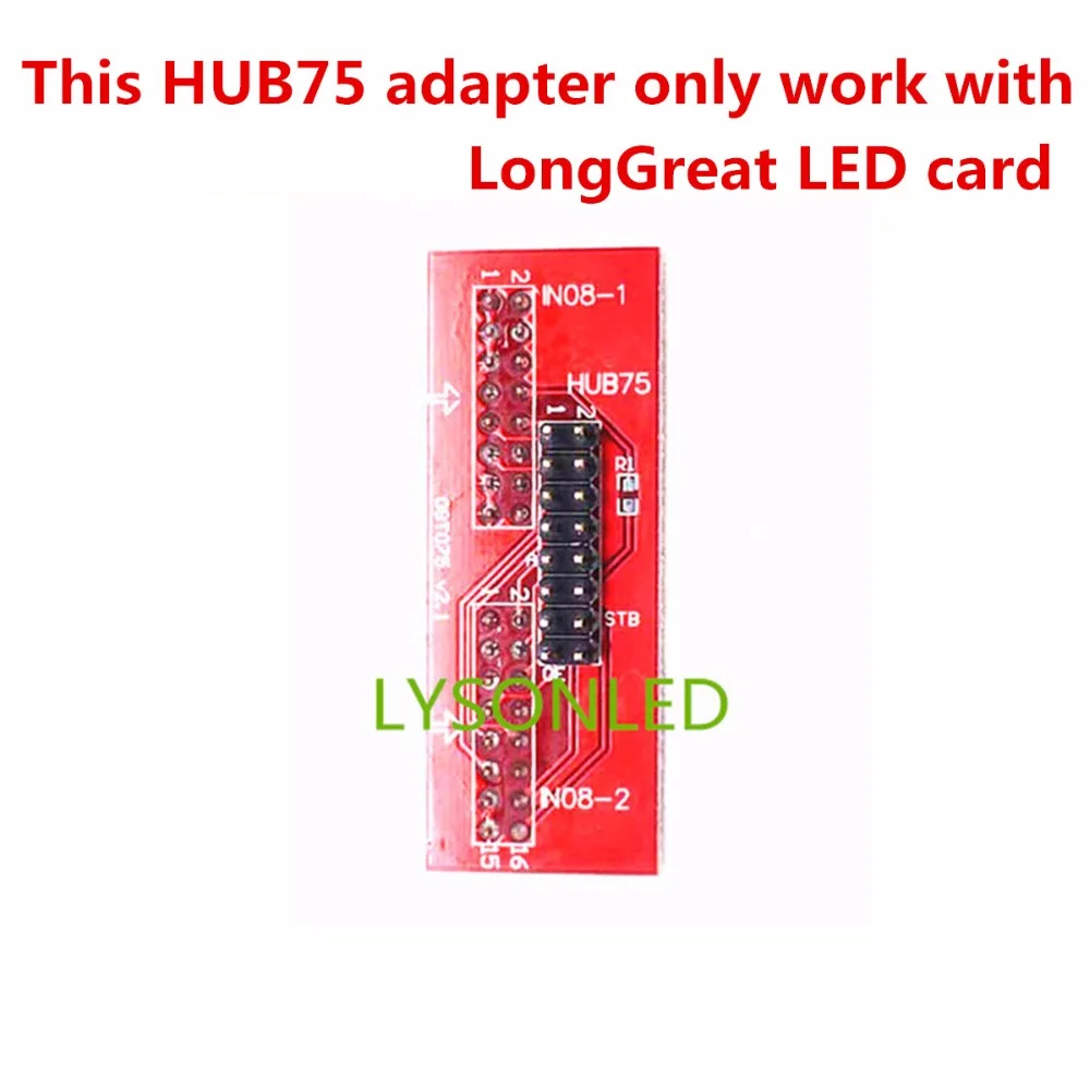 Маленький адаптер HUB75 должен работать с одноцветной и двухцветной светодиодной