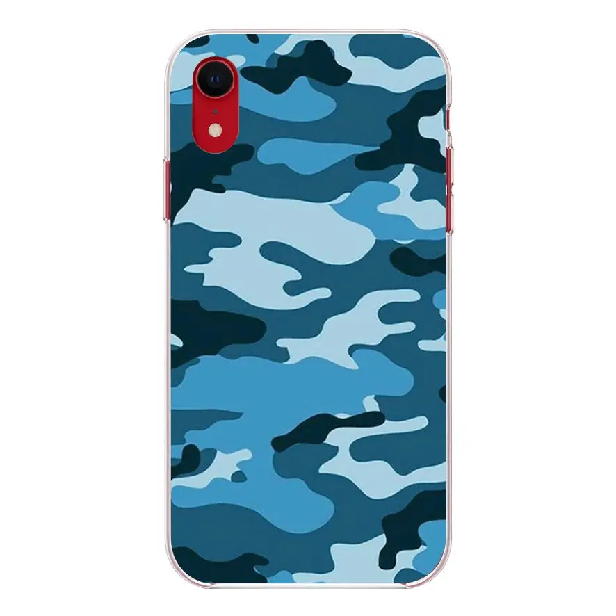 Камуфляжный чехол OUTMI в стиле милитари мягкий силиконовый для мобильных