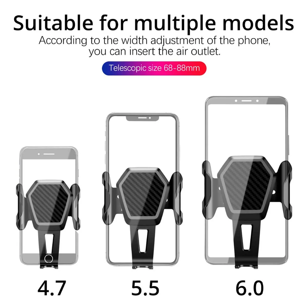 Автомобильный держатель крепление на вентиляционное отверстие