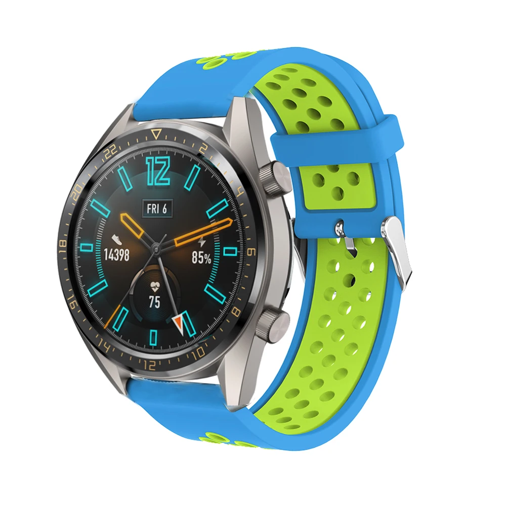 Силиконовый ремешок для Xiaomi Huami Amazfit Stratos 2 Pace Smart Watch Band 22 мм спортивный ремешок для samsung gear S3 huawei GT Active