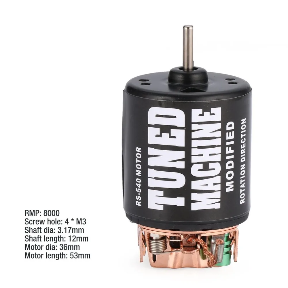 AUSTAR AX 540 13T 17T 21T 23T 27T 35T 45T 55T 80T матовый двигатель for1/10 ON/Off Road скалолазание Дрифт тур RC