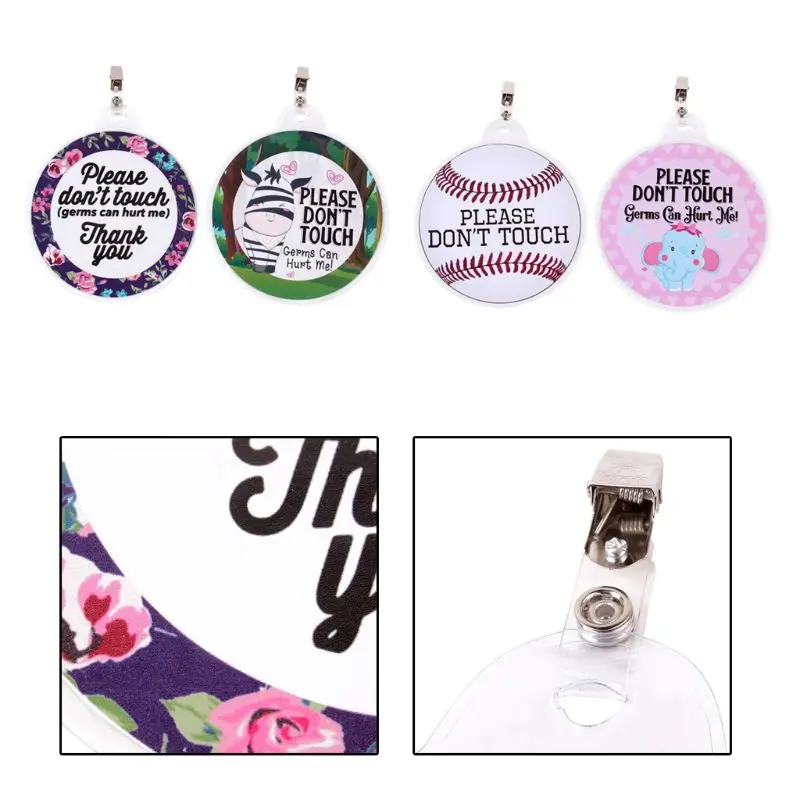 Детский знак безопасности пожалуйста не прикасайтесь к новорожденному бирка для