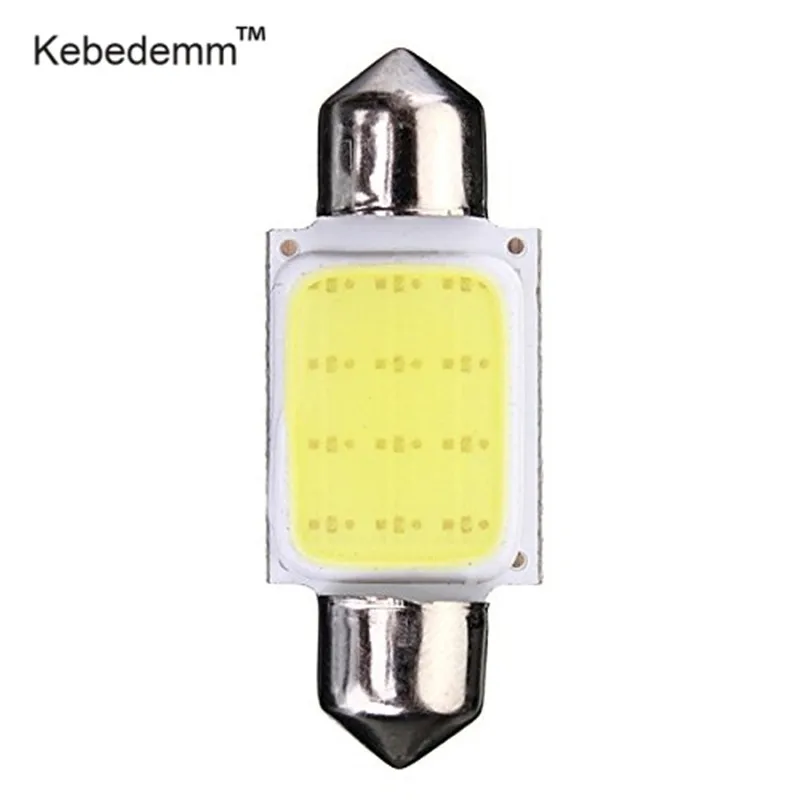 

kebedemm Car light Accessories New Pro 5pcs/lot Car COB C5W DC12V Festoon Interior Car LED Bulbs Lamp Lights