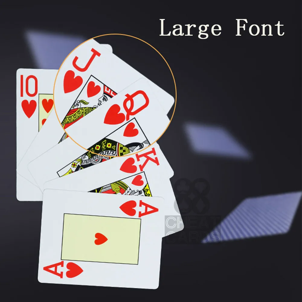 Perpsective покерные игровые карты Texas Hold'em Poker пластиковые шпаргалки меченые карты волшебные очки УФ контактные линзы Гамбл обман