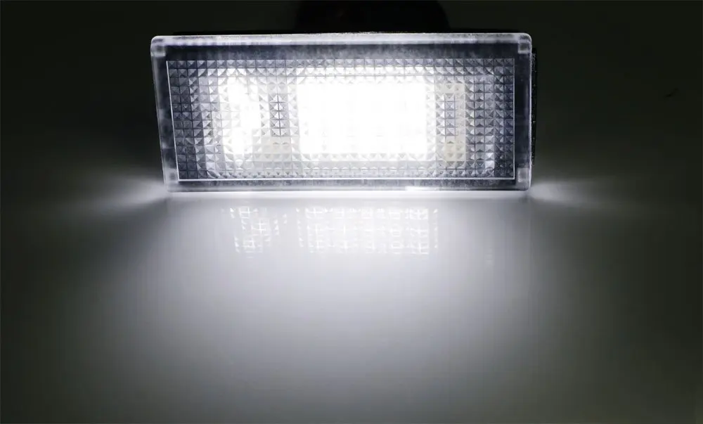 2 шт. водить автомобиль номерной знак светильник белого цвета для BMW Mini Cooper S R50 R52 R53