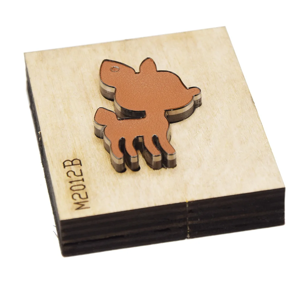 Японское стальное лезвие высечка стальной Дырокол палевый кулон животные резка