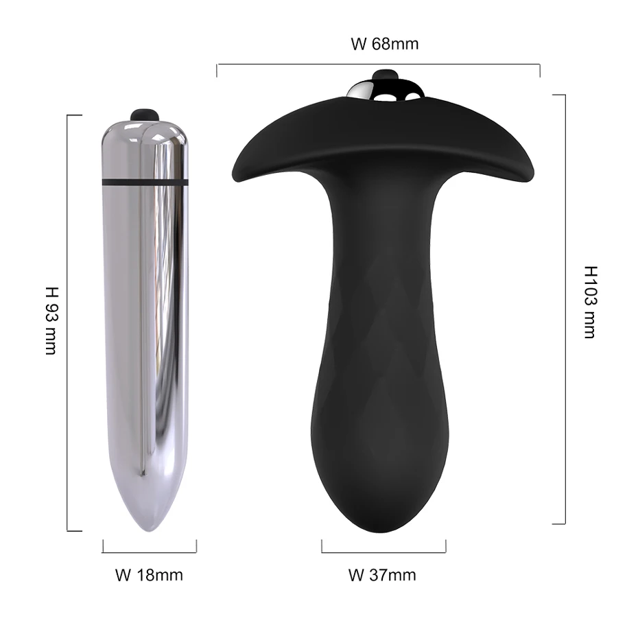 Мужской вибратор-массажер простаты HIMALL 7 скоростей секс-игрушки для мужчин