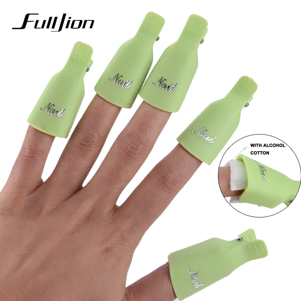 Пластиковый Гель-лак Fulljion для снятия крышки 5/10 шт. УФ-очистки ногтей | Красота и