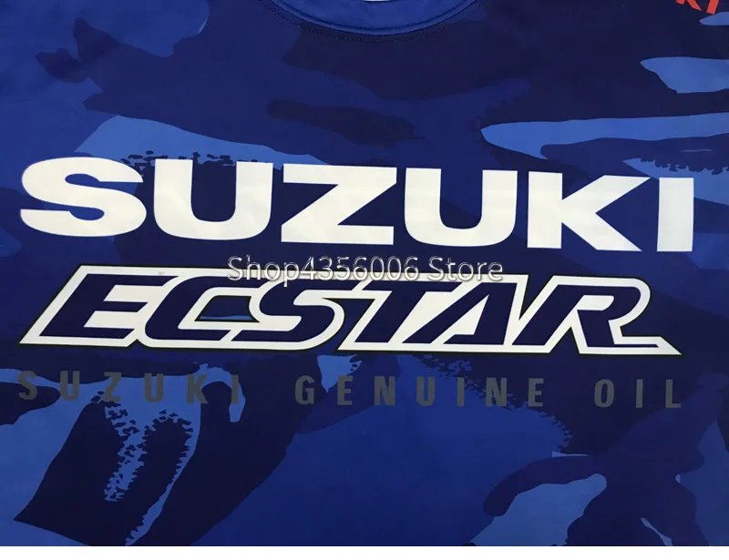 Camiseta suzuki moto rcycle Racing moto rbike одежда для мотокросса для езды на мотоцикле Мужская Повседневная дышащая одежда с коротким рукавом Футболка