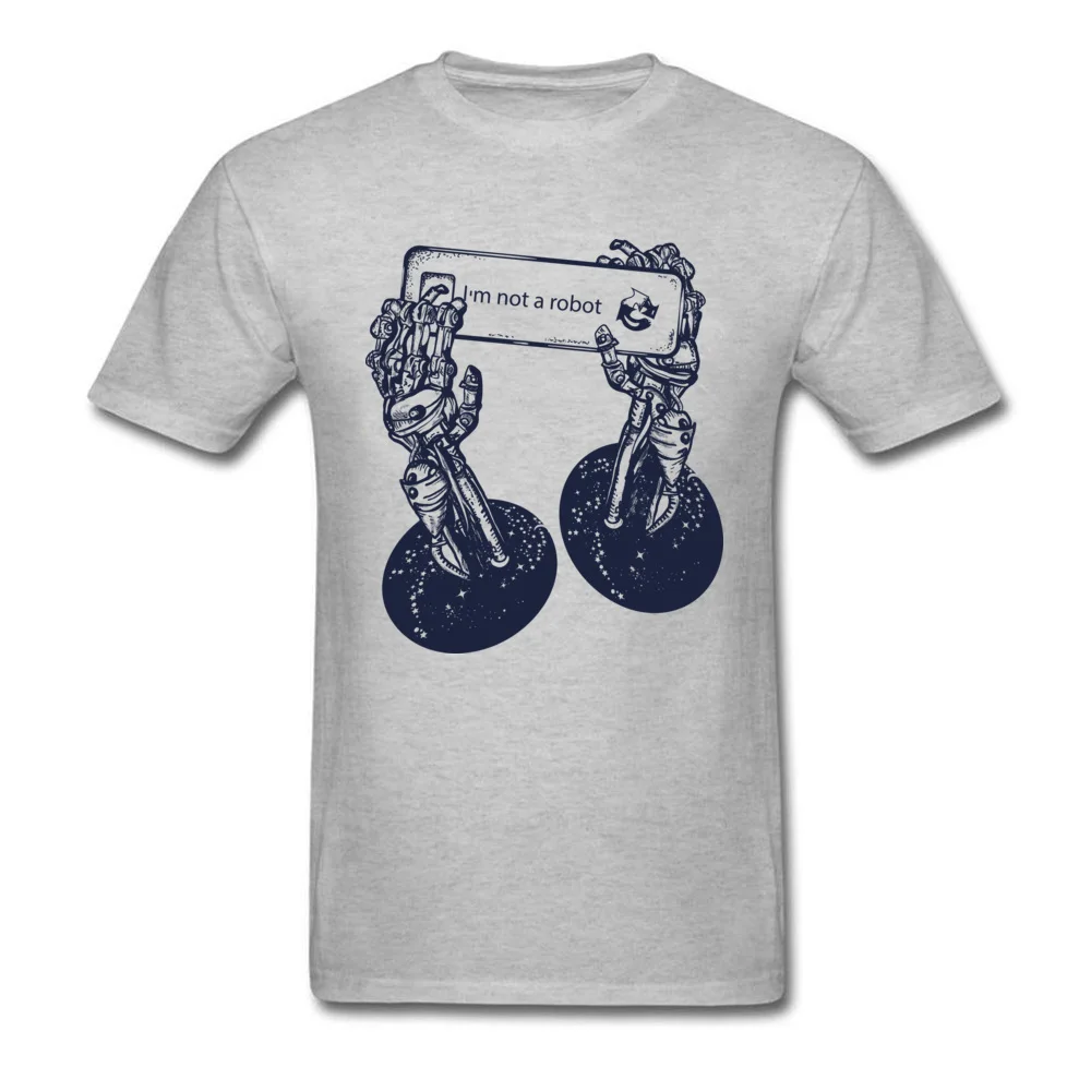 Футболка Geek мужская с надписью I Am Not A Robot топ футболка для взрослых хлопковая