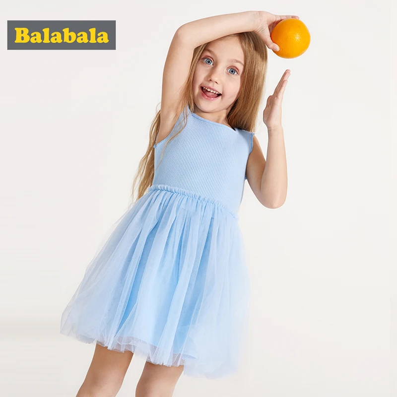 Комплект одежды для девочек Balabala весеннее вязаное платье + candigan 2019|Комплекты