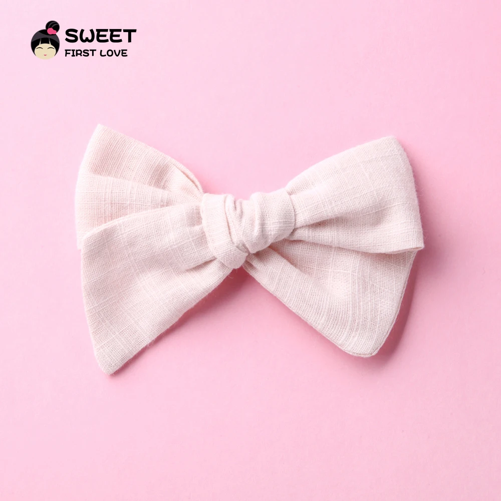 18 шт./лот ручная работа тканевые повязки на голову с бантом заколки для девочек